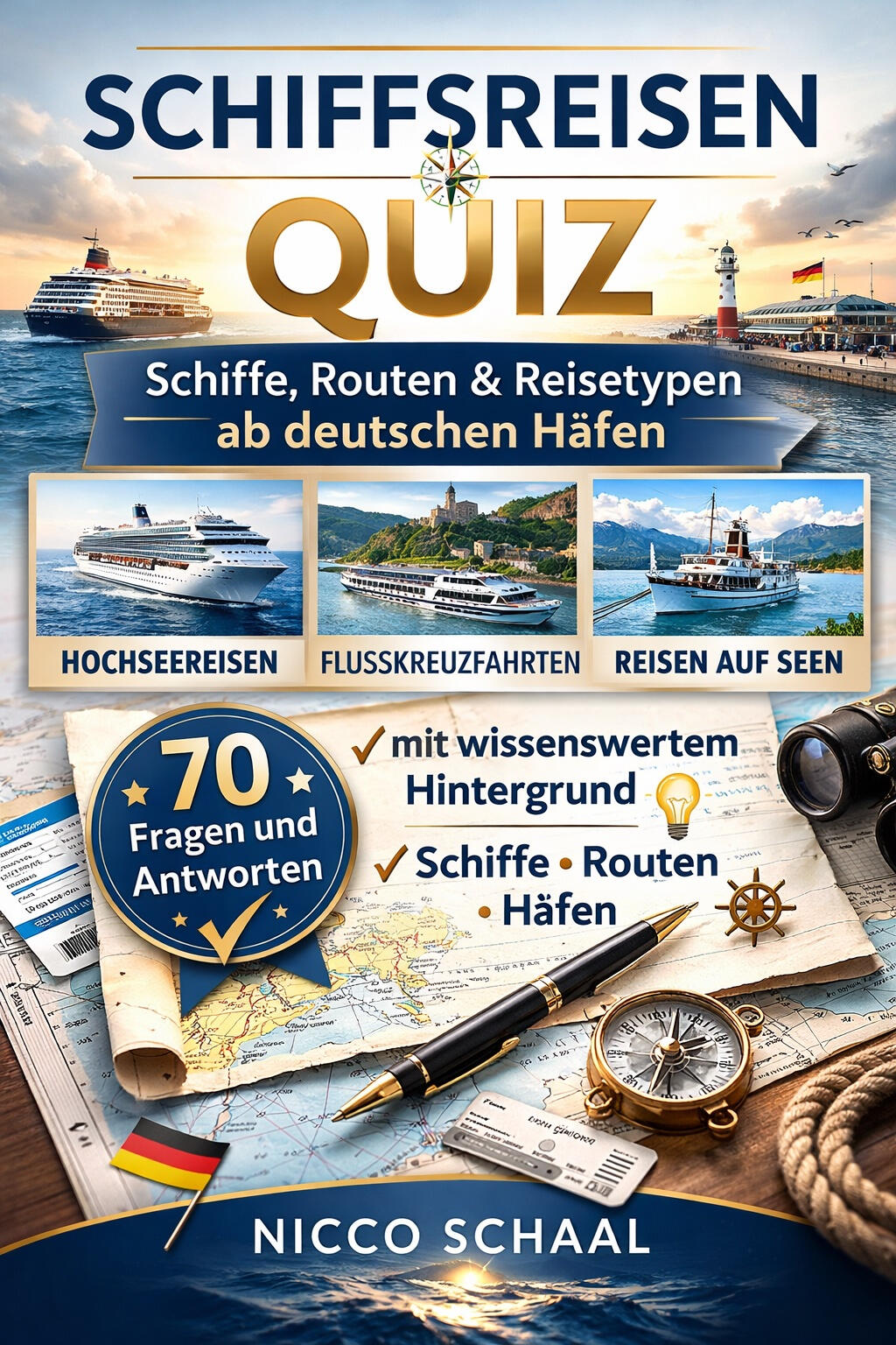 Schiffsreisen-Quiz! Buchcover des Schiffsreisen-Quiz von Nicco Schaal